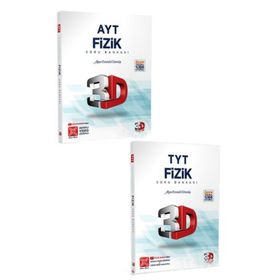 TYT AYT Fizik Soru Bankası Fırsat Seti-Çözüm 3D Yayınları