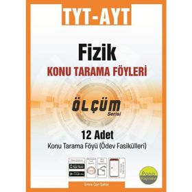 TYT AYT Fizik Tarama Föyleri 12 Fasikül Pano Yayınevi