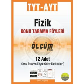 TYT AYT Fizik Tarama Föyleri 12 Fasikül Pano Yayınevi