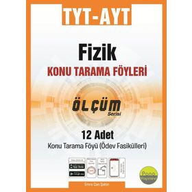 TYT AYT Fizik Tarama Föyleri 12 Fasikül Pano Yayınevi