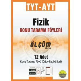 TYT AYT Fizik Tarama Föyleri 12 Fasikül Pano Yayınevi