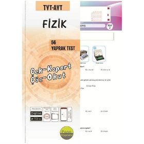 TYT AYT Fizik Yaprak Testleri Çek Kopart 56 Adet-Pano Yayınları