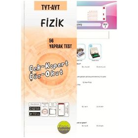 TYT AYT Fizik Yaprak Testleri Çek Kopart 56 Adet-Pano Yayınları