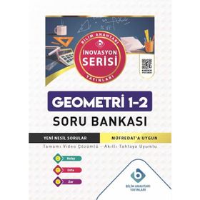 TYT-AYT Geometri 1 - 2 Soru Bankası Bilim Anahtarı Yayınları