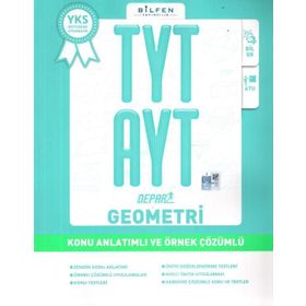 TYT AYT Geometri Depar Konu Anlatımlı Örnek Çözümlü - Bilfen Yayınları