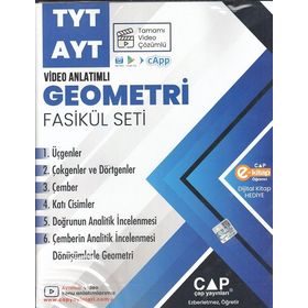 TYT AYT Geometri Fasikül Seti Çap Yayınları