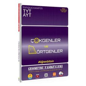 TYT AYT Geometri Fasikülleri Çokgenler ve Dörtgenler 2020-2021-Tonguç Akademi Yayınları