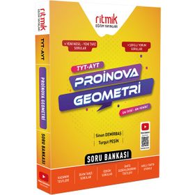 TYT AYT Geometri Proinova Soru Bankası-Ritmik Eğitim Yayınları