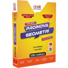 TYT AYT Geometri Proinova Soru Bankası-Ritmik Eğitim Yayınları