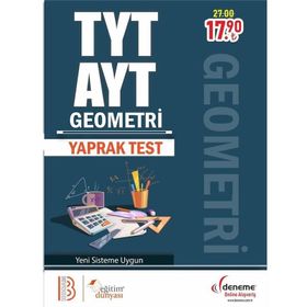 Tyt Ayt Geometri Soru Bankası Benim Hocam