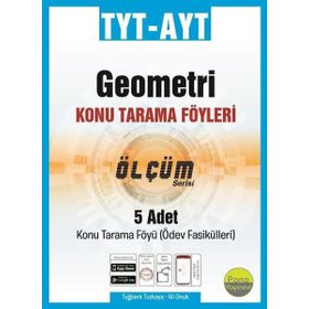 TYT AYT Geometri Tarama Föyleri 5 Fasikül Pano Yayınevi