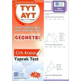 Tyt Ayt Geometri Yaprak Test-Simya Yayınları