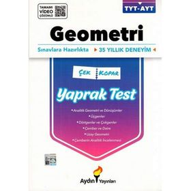 Tyt Ayt Geometri Yaprak Test-Simya Yayınları