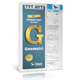 TYT AYT Geometri Yaprak Test - Sınav Yayınları
