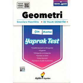 TYT AYT Geometri Yaprak Testler - Aydın Yayınları