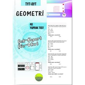 Tyt Ayt Geometri Yaprak Testleri Çek Kopart 48 Adet Pano Yayınları