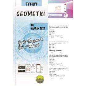 Tyt Ayt Geometri Yaprak Testleri Çek Kopart 48 Adet Pano Yayınları