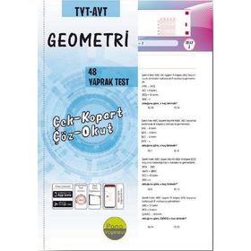 Tyt Ayt Geometri Yaprak Testleri Çek Kopart 48 Adet Pano Yayınları