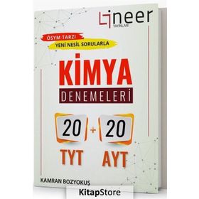 TYT AYT Kimya Denemeleri Kamran Bozyokuş Lineer Yayınları