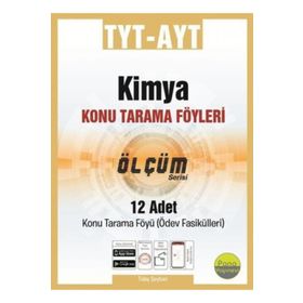 TYT AYT Kimya Konu Tarama Föyleri Ölçüm Serisi 12 Fasikül-Pano Yayınları