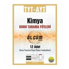 TYT AYT Kimya Konu Tarama Föyleri Ölçüm Serisi 12 Fasikül-Pano Yayınları