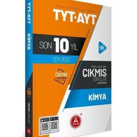 TYT AYT Kimya Son 10 Yıl Konularına Göre Çıkmış Sorular-A Yayınları