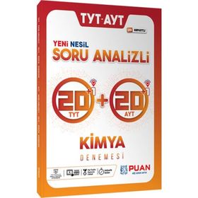 TYT AYT Kimya Soru Analizli 42 Deneme Puan Yayınları
