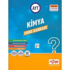 TYT AYT Kimya Soru Bankası Nego Yayınları