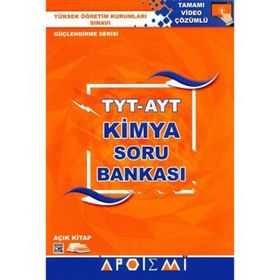 TYT AYT Kimya Tamamı Video Çözümlü Soru Bankası Apotemi Yayınları