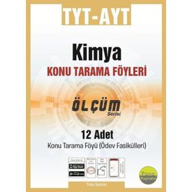 TYT AYT Kimya Tarama Föyleri 12 Fasikül Pano Yayınevi