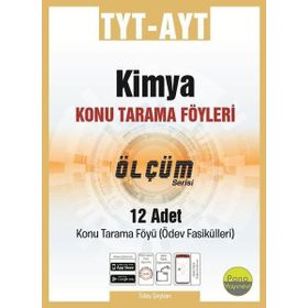 TYT AYT Kimya Tarama Föyleri 12 Fasikül Pano Yayınevi
