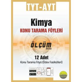TYT AYT Kimya Tarama Föyleri 12 Fasikül Pano Yayınevi