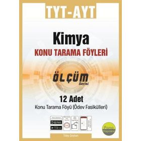 TYT AYT Kimya Tarama Föyleri 12 Fasikül Pano Yayınevi