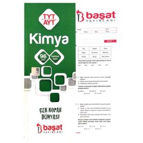 TYT AYT Kimya Yaprak Test - Başat Yayınları