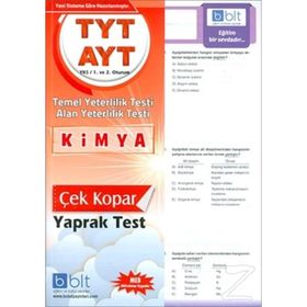 TYT AYT Kimya Yaprak Test - Başat Yayınları