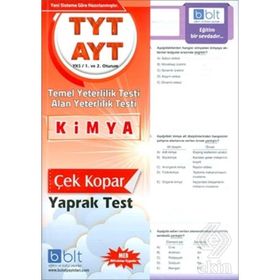 TYT AYT Kimya Yaprak Test - Başat Yayınları