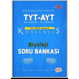 TYT-AYT Konsensüs Biyoloji Soru Bankası / Kollektif / Editör Yayınları