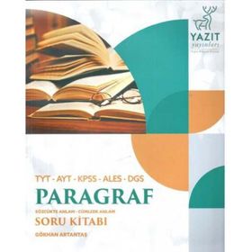TYT AYT KPSS ALES DGS Paragraf Soru Kitabı Yazıt Yayınları