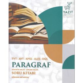 TYT AYT KPSS ALES DGS Paragraf Soru Kitabı Yazıt Yayınları