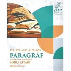 TYT AYT KPSS ALES DGS Paragraf Soru Kitabı Yazıt Yayınları