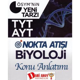 TYT AYT Nokta Atışı Biyoloji Konu Anlatımı - Dahi Adam Yayınları