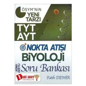 TYT AYT Nokta Atışı Biyoloji Konu Anlatımı - Dahi Adam Yayınları