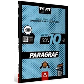 TYT AYT Paragraf Son 10 Yıl Soru ve Çözümleri - A Yayınları