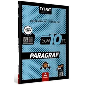 TYT AYT Paragraf Son 10 Yıl Soru ve Çözümleri - A Yayınları