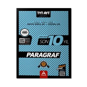 TYT AYT Paragraf Son 10 Yıl Soru ve Çözümleri - A Yayınları