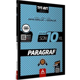 TYT AYT Paragraf Son 10 Yıl Soru ve Çözümleri - A Yayınları