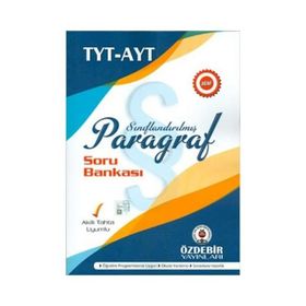 Tyt-Ayt Paragraf Soru Bankasi-Özdebir Yayınları