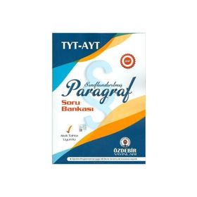 Tyt-Ayt Paragraf Soru Bankasi-Özdebir Yayınları