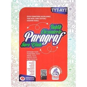 TYT AYT Paragraf Taktik Çözümlerle Soru Kitabı Karaağaç Yayınları