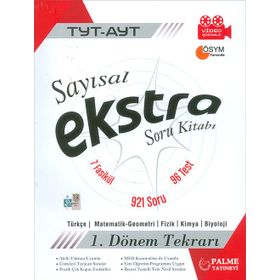 TYT - AYT Sayısal Ekstra Soru Bankası Palme Yayınları